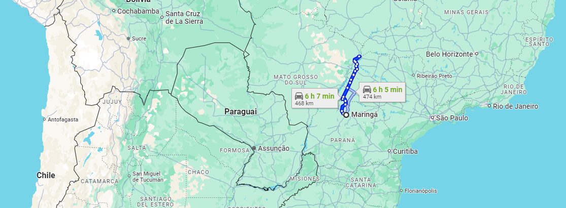 Fretes e Encomendas de Maringá (PR) para Aparecida do Toboado (MS) com a Lopesul