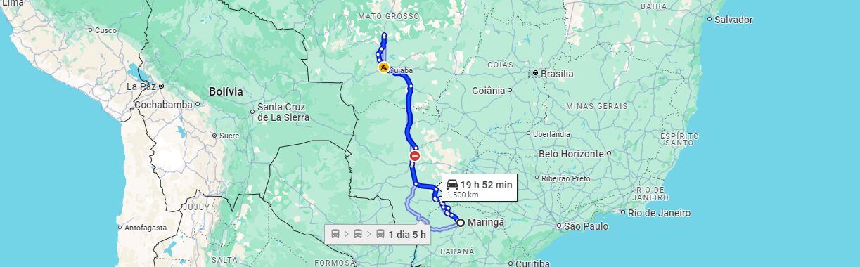 Fretes e Encomendas de Maringá(PR) para Nova Mutum(MT) com a Lopesul