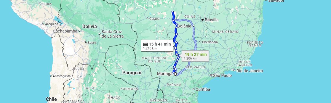Fretes e Encomendas de Maringá(PR) para Nova Xavantina(MT) com a Lopesul