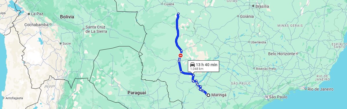 Fretes e Encomendas de Maringá(PR) para Rondonópolis(MT) com a Lopesul