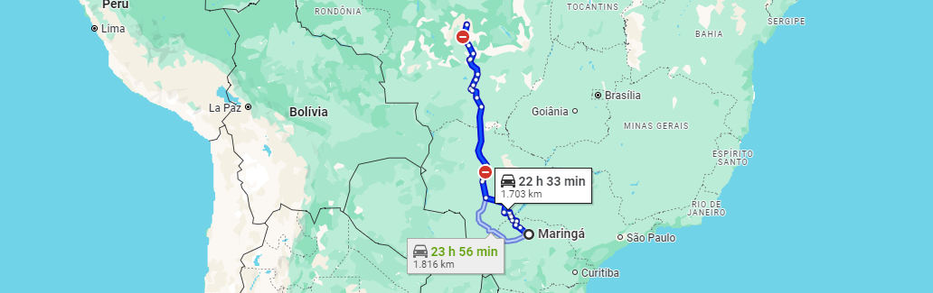 Fretes e Encomendas de Maringá(PR) para Sinop(MT) com a Lopesul
