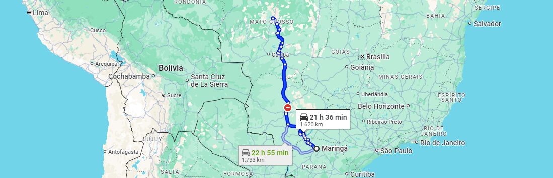 Fretes e Encomendas de Maringá(PR) para Sorriso(MT) com a Lopesul